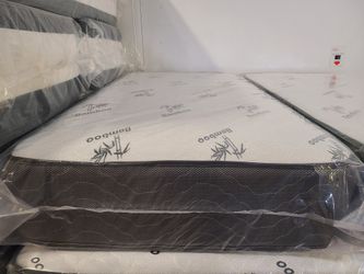 High Quality Double-sided Quilted Full Size Mattress And Box Spring Together