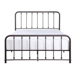 BRAND NEW BLACK METAL EASTERN KING PLATFORM BEDFRAME
