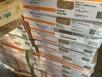 Lifeproof Harvest Hues Oak 22 MIL × 9 in. W × 48 in. L Click Lock Waterproof Luxury Vinyl Plank Flooring (18 sq. ft. /case) Store SKU# 1010-574-220