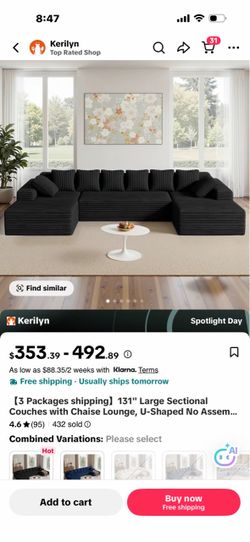Two of these sectional for sale