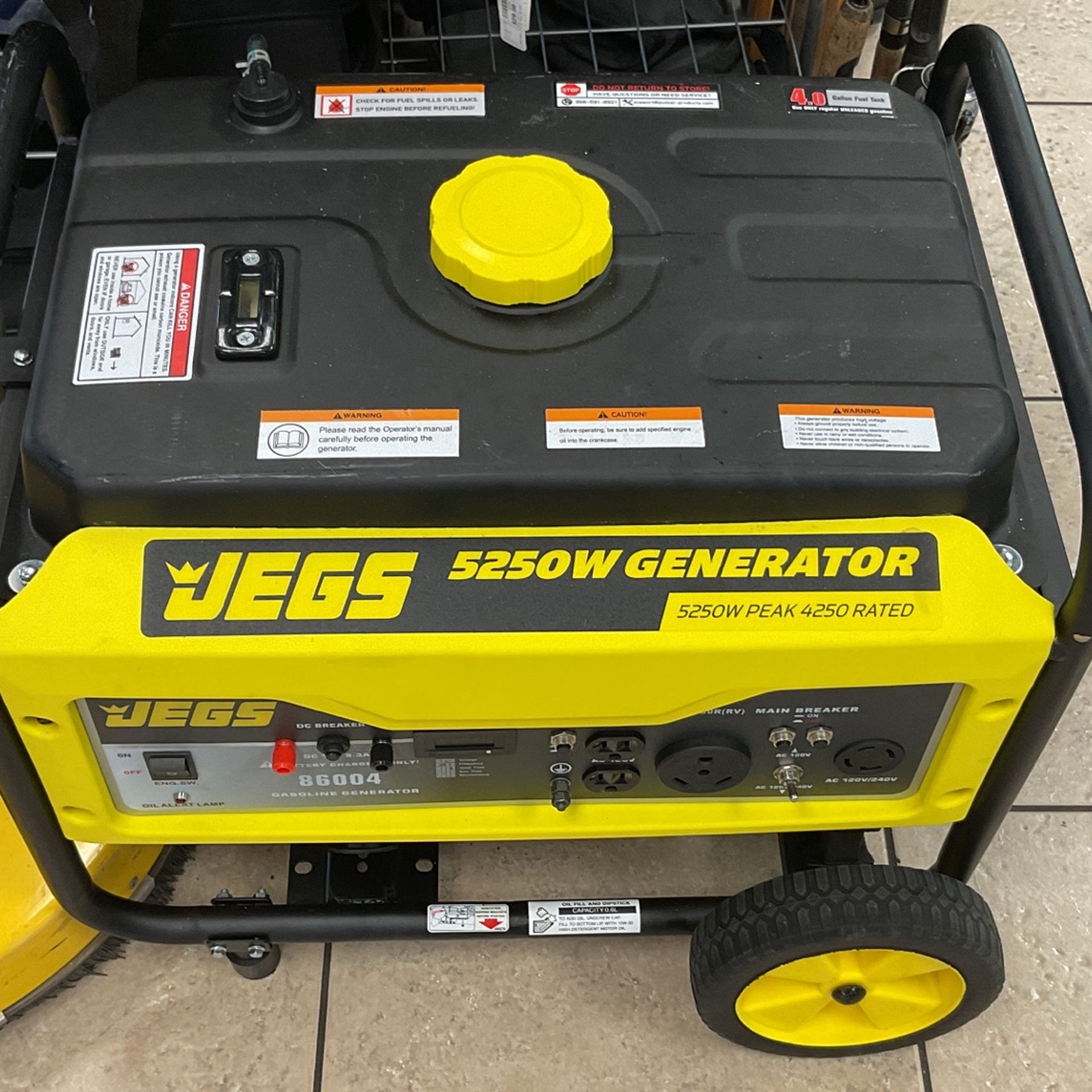 JEGS 5250W Generator 86004
