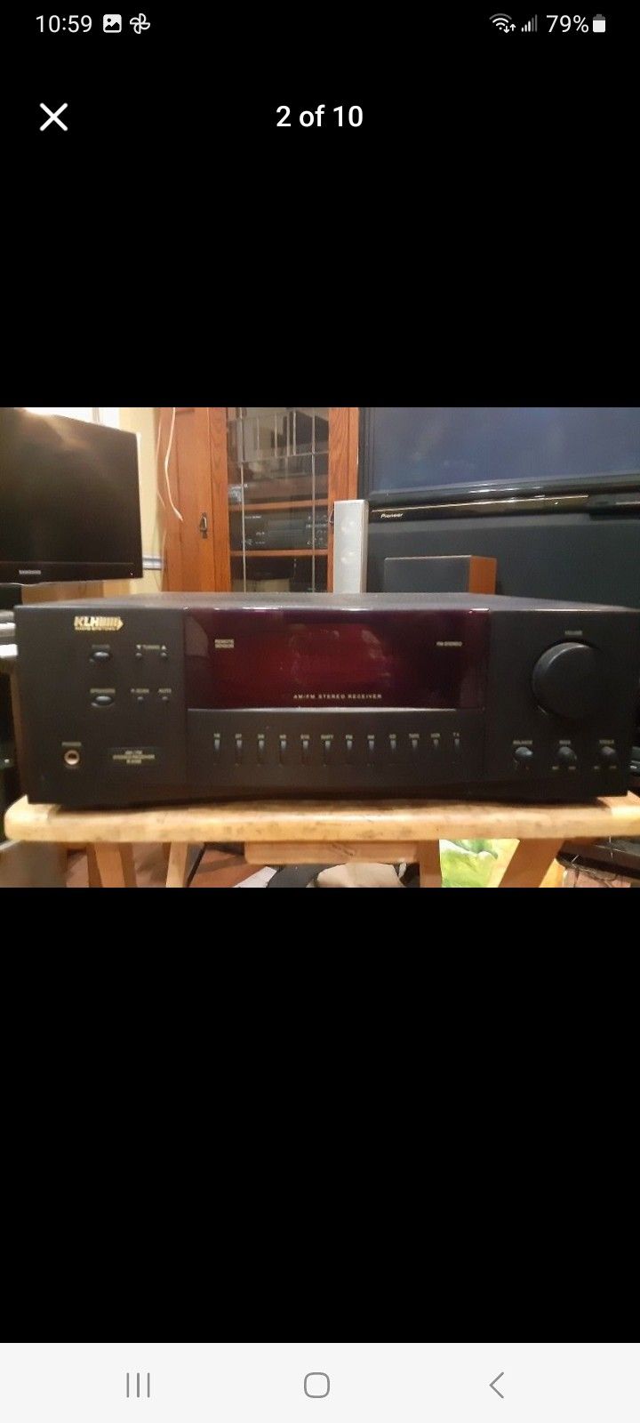 200W KLH R3100 STEREO RECEIVER/INFINITY REF 2000.3 SPEAKERS/300W DUAL SUB $500 FINAL PRICE