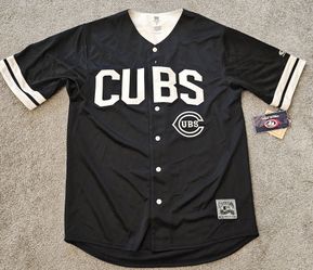 Chicago Cubs Official MLB Mens Lrg Stitched Black Jersey