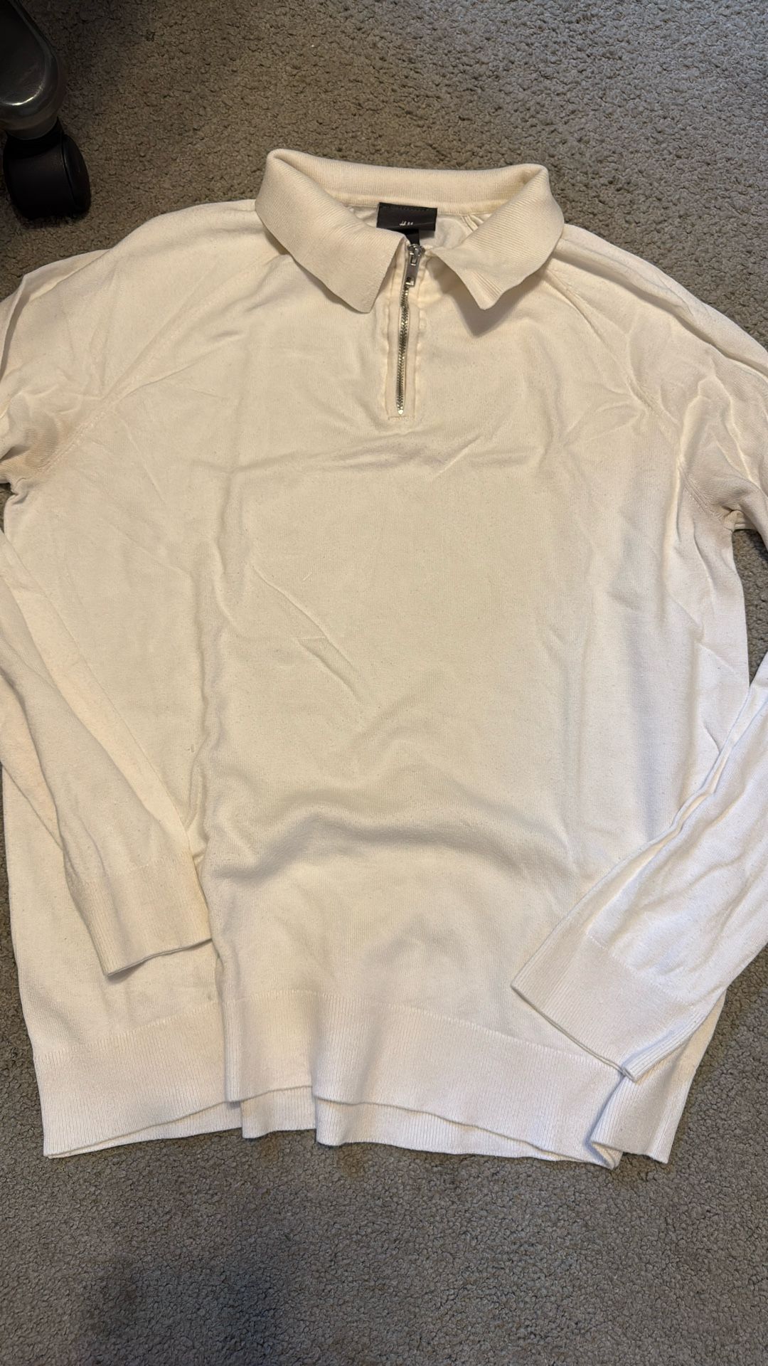 MENS QUARTER ZIP SWEATER
