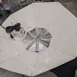 45" Parabolic Vertical Reflector Hood And Light