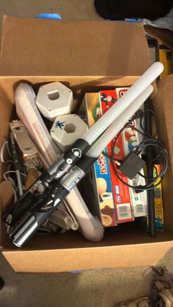 Box full of kids toys/boardgames