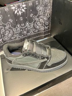 Nike Jordan 1 Low Travis Scott Black Phantom Size 13