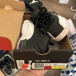 Og Jordan 12 Playoffs Kids 7c