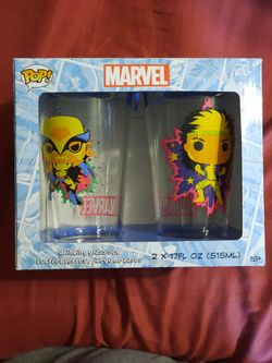 Marvel Drinking Glass Set