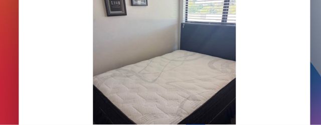 New queen pillow top mattress
