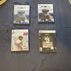 PS5 Sports game bundle- MLB 24, Madden 24(2x), FIFA 21