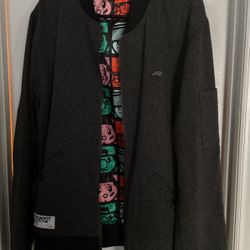 TrukFit Reversible Grey Jacket Multi Inside