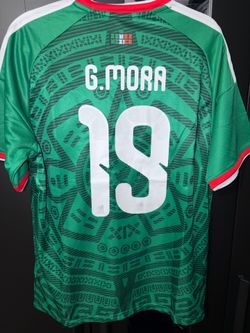 Mexico Home WC Jersey Mora#19