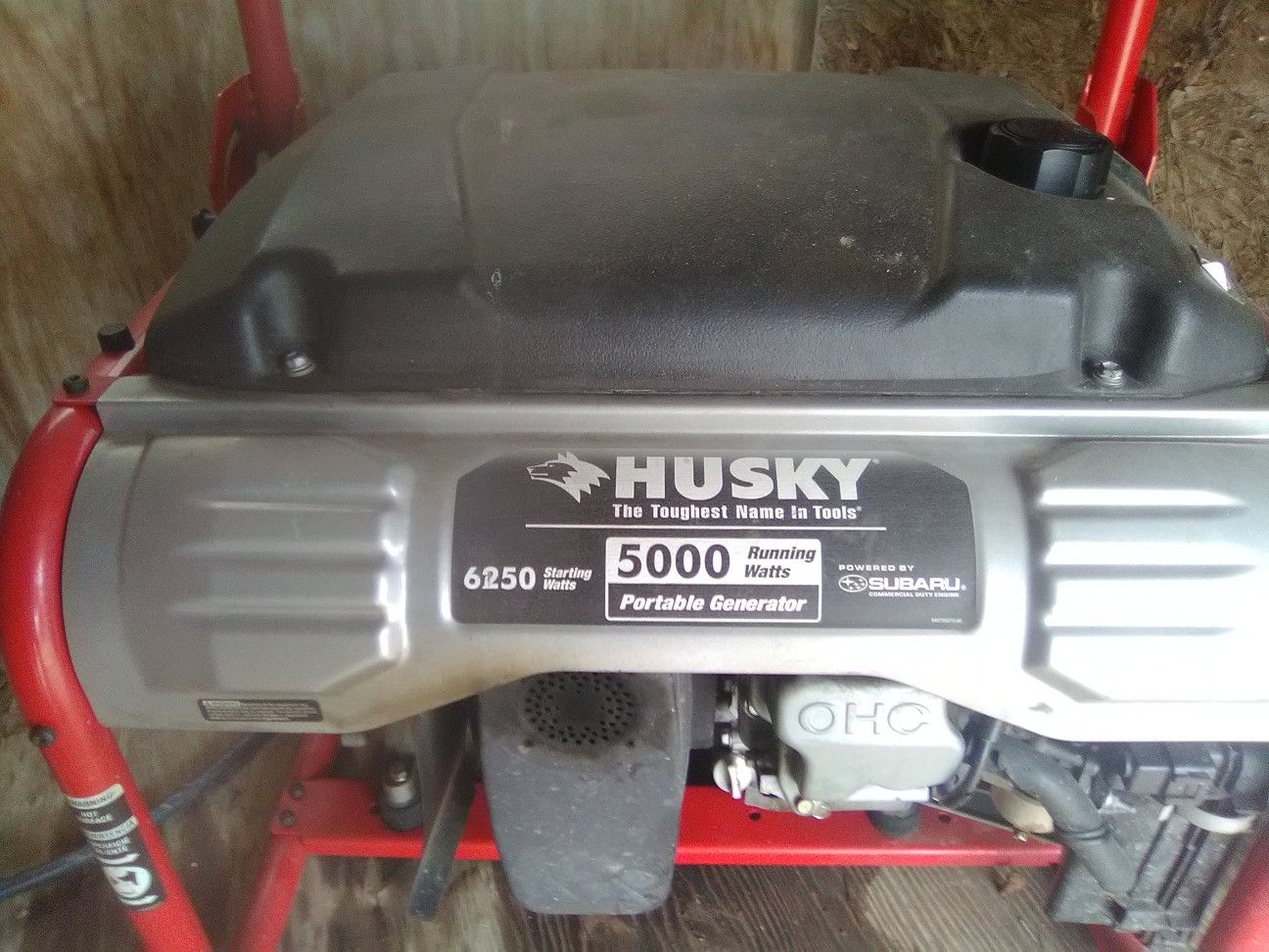 Husky generator 5000 running watts