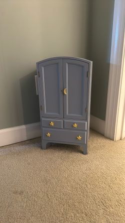American Girl Doll Wardrobe cabinet 