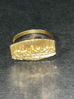 Gold ring Last Supper Ring