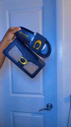 Coach Tabby Bag and Slide Sandal Set
