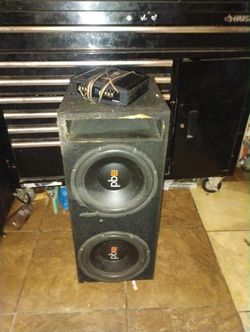 2 12” Subwoofers & Amp 