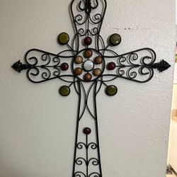Beautiful Metal Cross Decor $25 