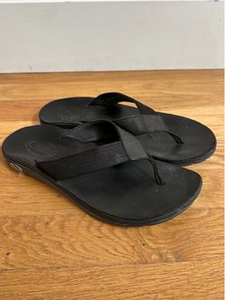 Chaco Leather flip flops
