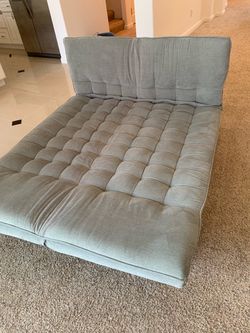 Modern Grey Futon / Couch / Sofa / Sofabed / Pet free and Clean.