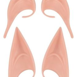 Anime Cosplay Essentials: Realistic Soft Latex Elf Ears for Kids & Adults - Perfect for Fairy, Legend of Zelda, and Fantasy-Themed Costumes!

