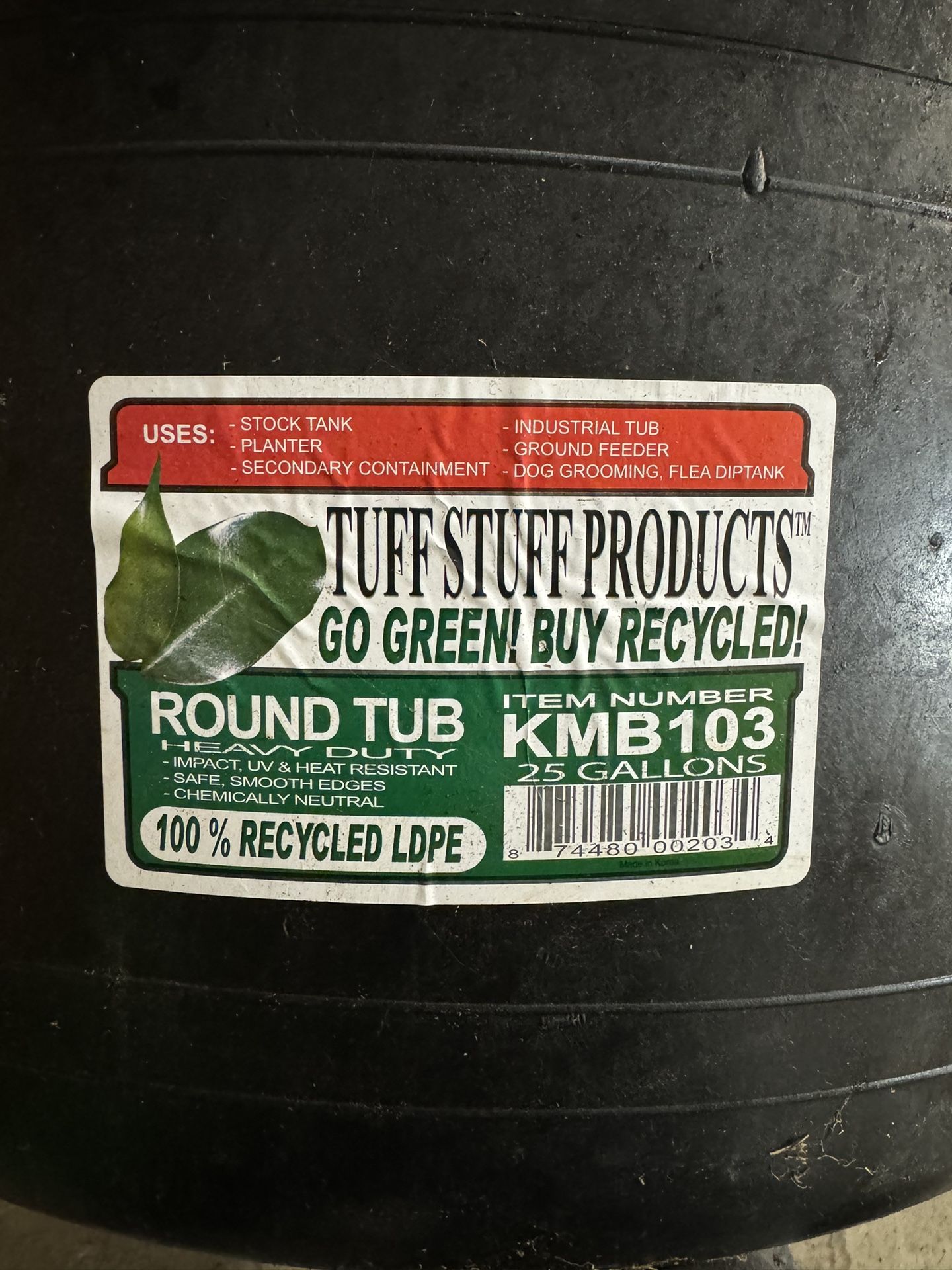 Tuff Stuff Shrimp Rope Tubs
