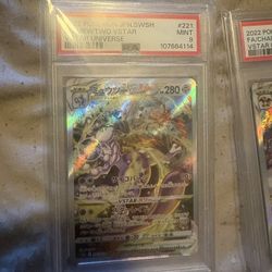 PSA 9 Mew Two Vstar And PSA 10 Charizard Vstar 