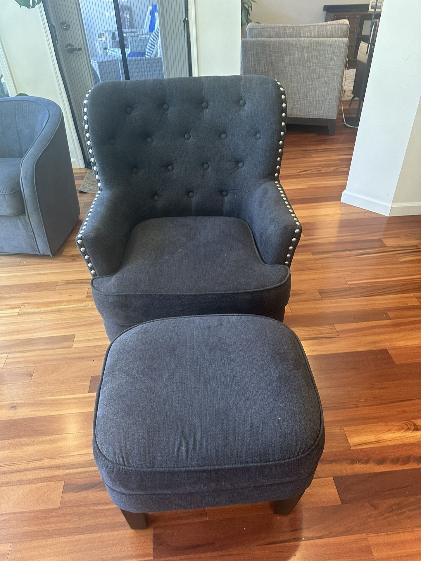 Arm Chair And Ottoman