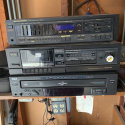 Stereo , 5 Disc Changer, Receiver and tuner and cassette player