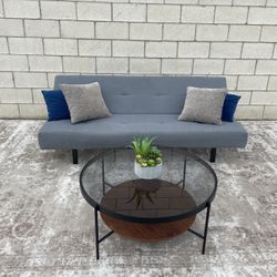 Gray Ikea Futon Couch Sofa Sleeper Bed