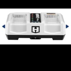 HART 40-Volt Dual Port Fast Charger for HART 40V Batteries