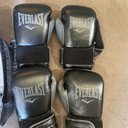 Punching Bag And Boxing Gloves