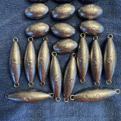 5-oz & 6-oz Fishing Sinkers