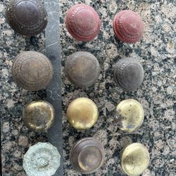 Lot Of Antique Door Knob Handles