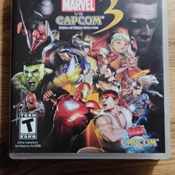 Marvel vs. Capcom 3: Fate of Two Worlds (Sony PlayStation 3, 2011) Complete CIB