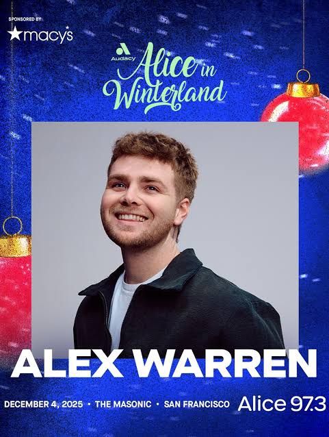 Alex Warren with Rob Thomas Concert Ticket