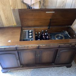 Record/speaker Box Antique  