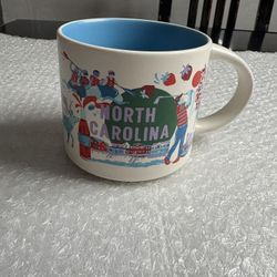 Starbucks North Carolina Discovery Series ceramic mug.