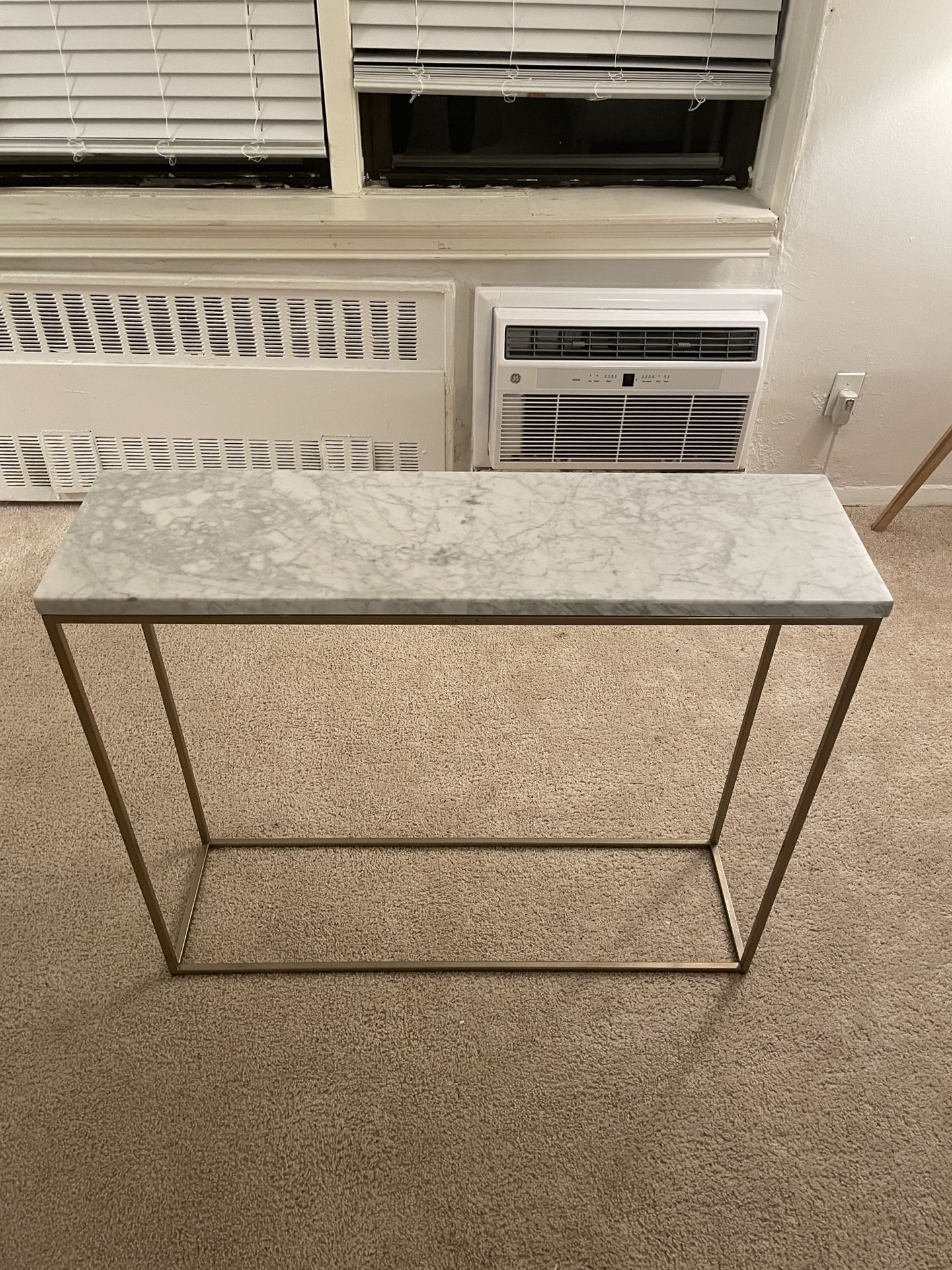 West Elm Marble Entryway/Console Table
