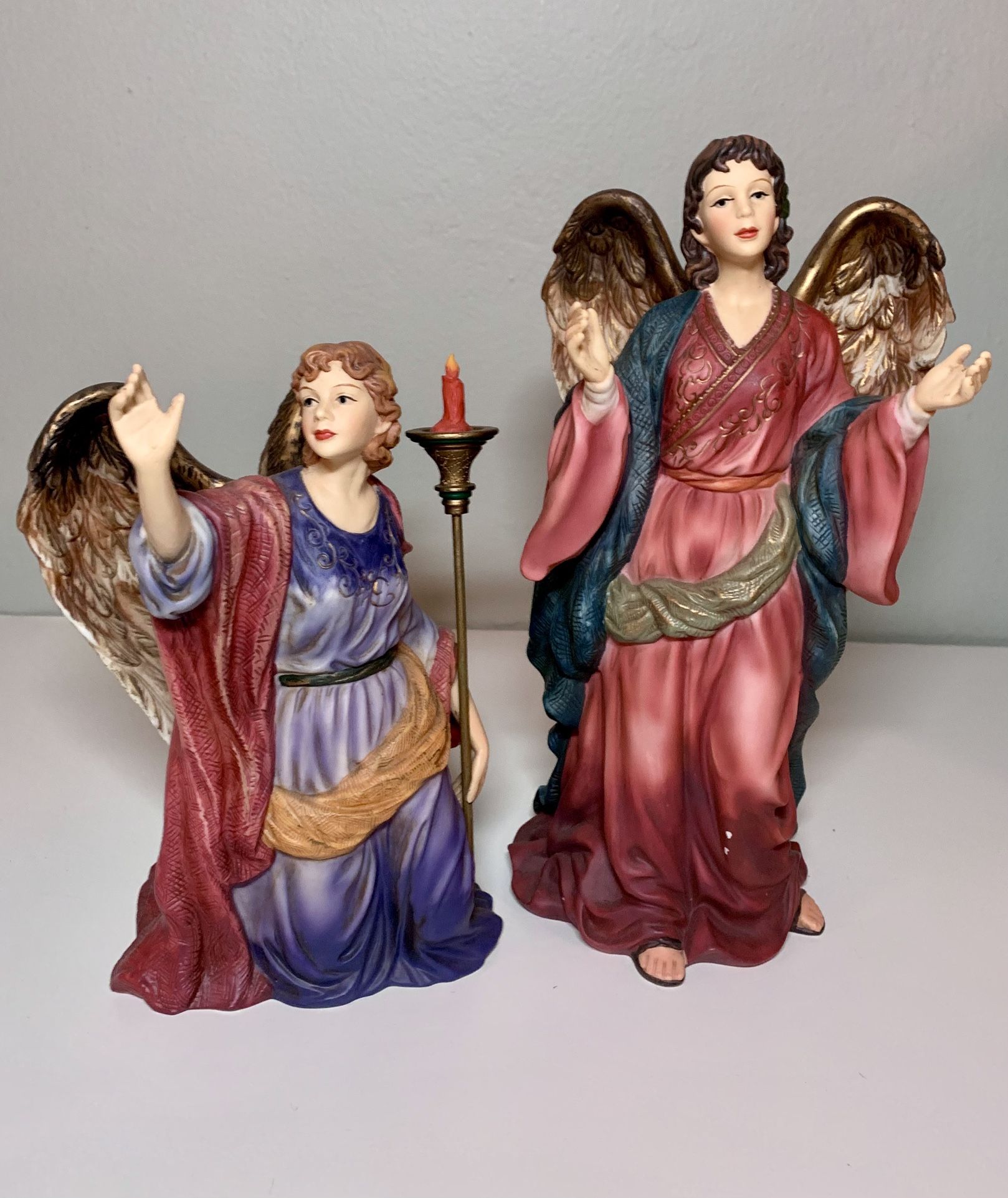 Vintage Grandeur Noel Porcelain Angel Set
