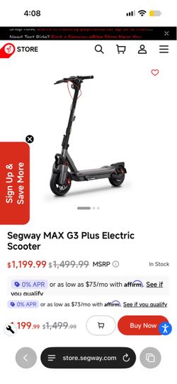 Segway MAX G3 Plus Electric Scooter
