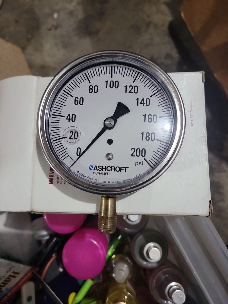 Oil Filled Pressure Guage