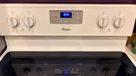 Whirlpool Electric Range Stove in  Bisque/Almond