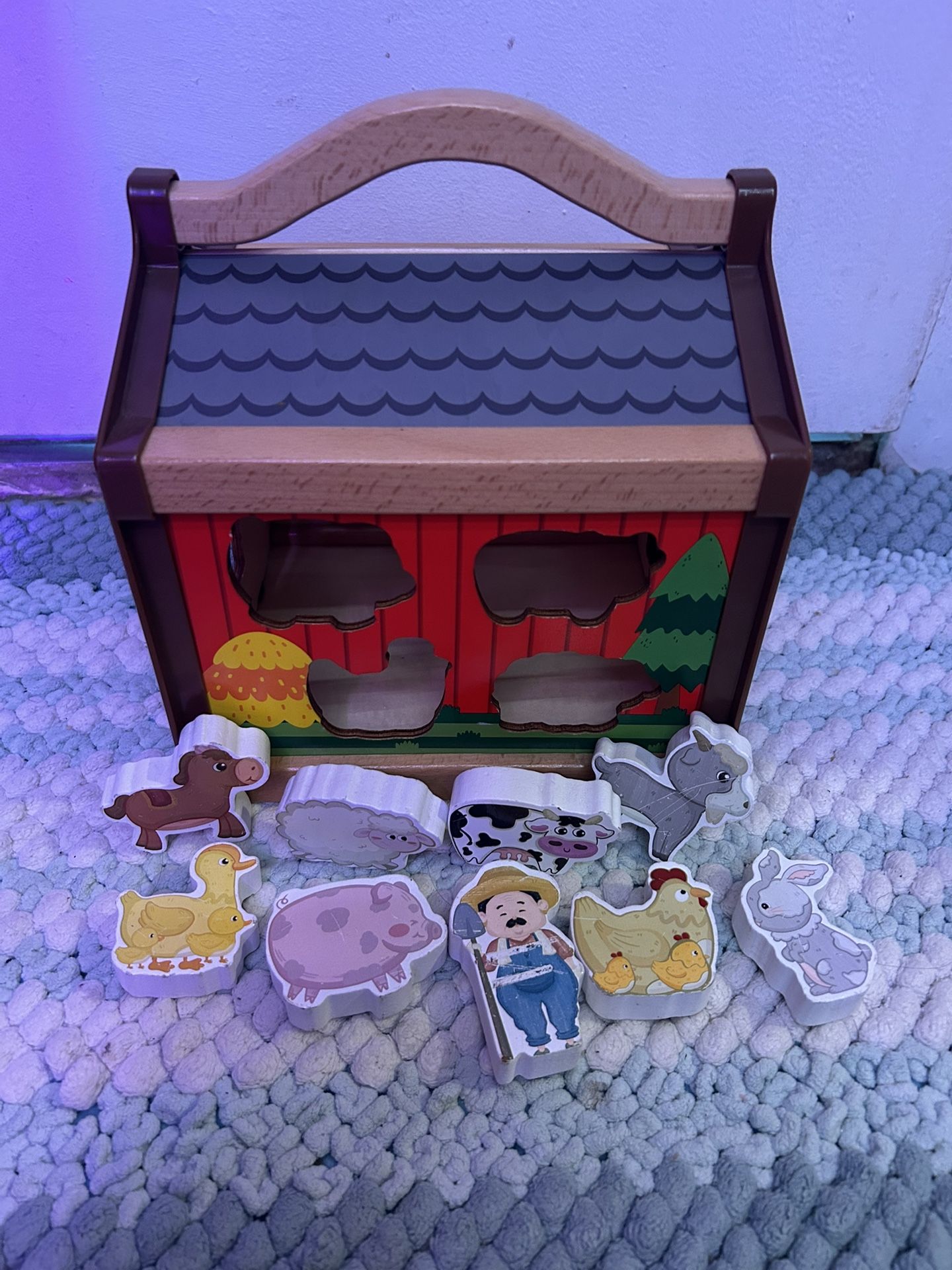 Wooden Farm Puzzle Read Description ⤵️