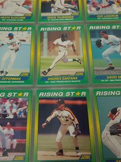 1992 Score Rising Stars Complete Set Bagwell, Ivan Rodriguez Rookies