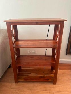 Coffee Bar with Power Outlets + FREE Wall Shelves
