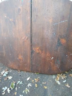 Oak table and 4 chairs