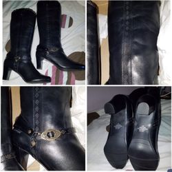 Black Boots Size 5 New