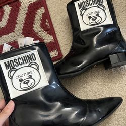 authentic moschino boots